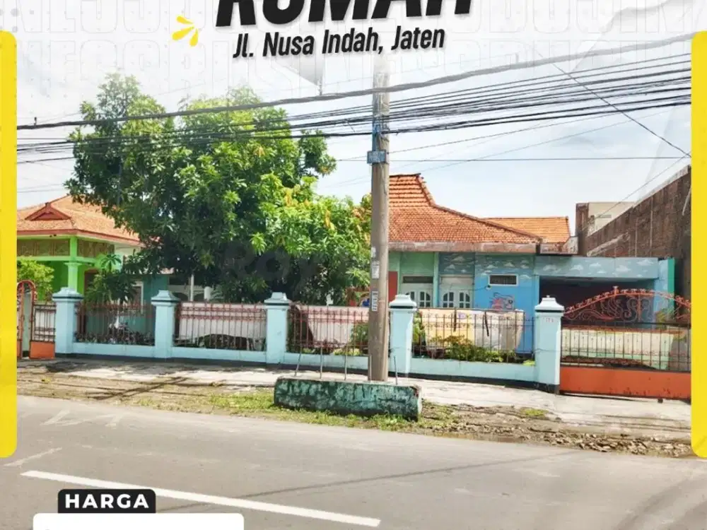 Rumah Dijual Jl. Nusa Indah Ngringo Jaten Karanganyar