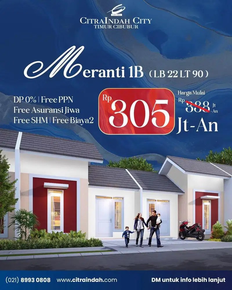 Rumah minimalis murah di citra indah city