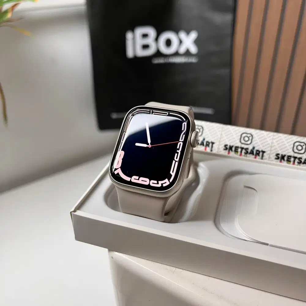 Apple Watch Series 8 41mm Starlight iBox iwatch Battery Health 94%