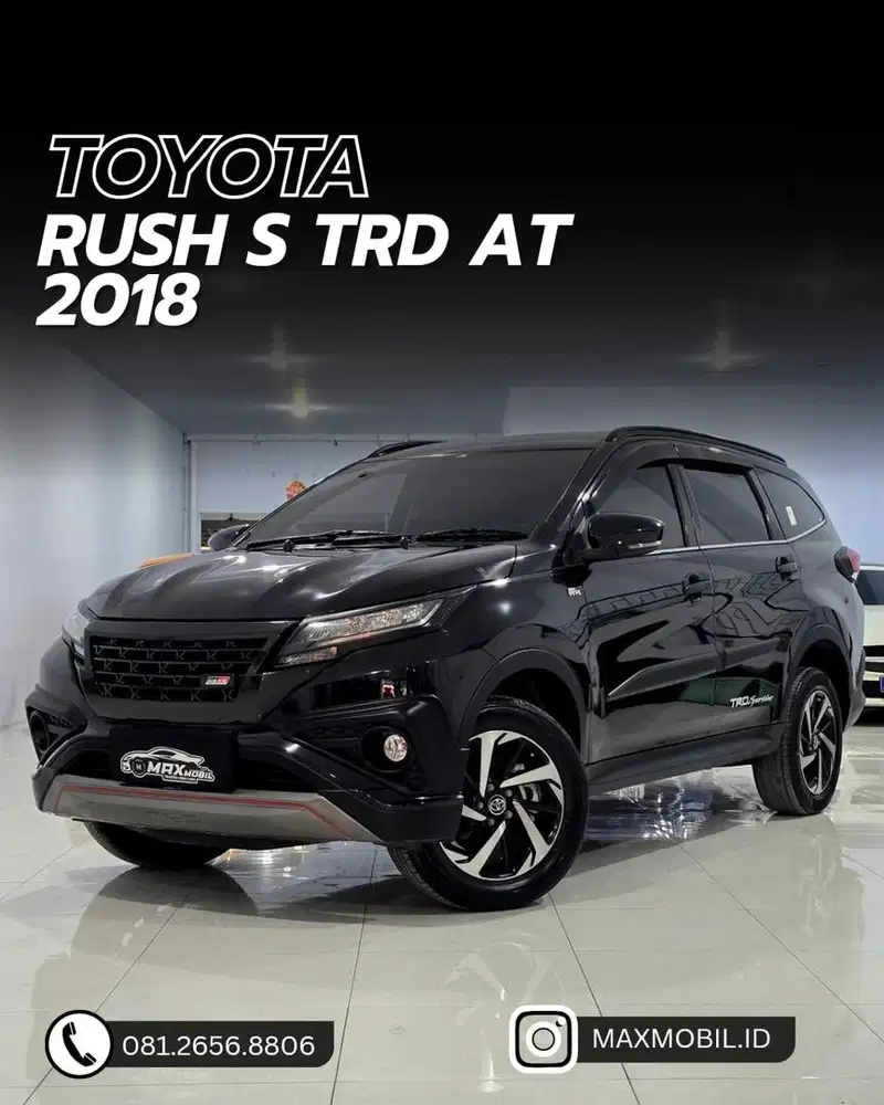 [ODO 81RB‼️]TOYOTA RUSH TRD 1.5 AT 2018 pemakaian 2019