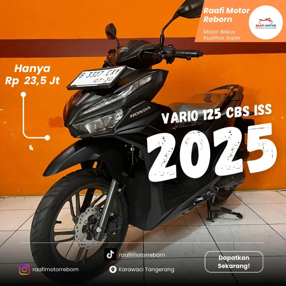 ALL NEW VARIO 125 CBS ISS [GEN 2] SECOND SEPERTI BARU & BERGARANSI