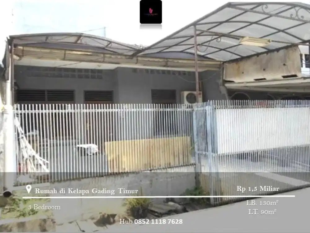 Dijual Rumah di Kelapa Gading Timur