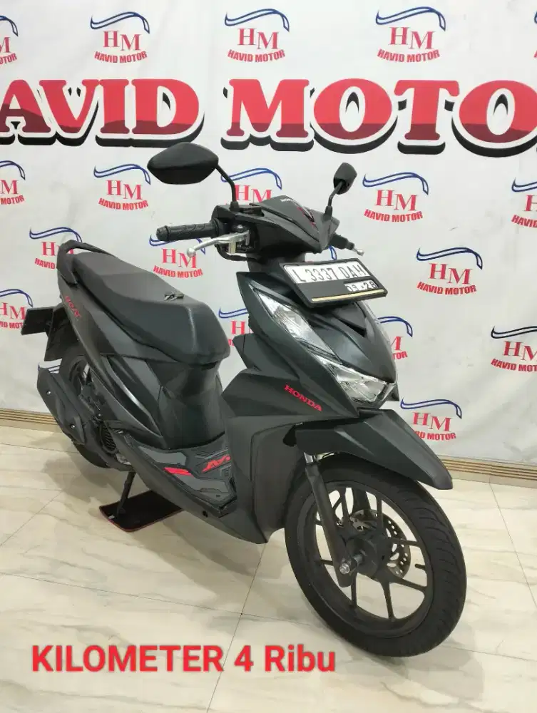 BEAT DELUXE, Kilometer 4 Ribu, Super ISTIMEWA, Mulus, Lengkap