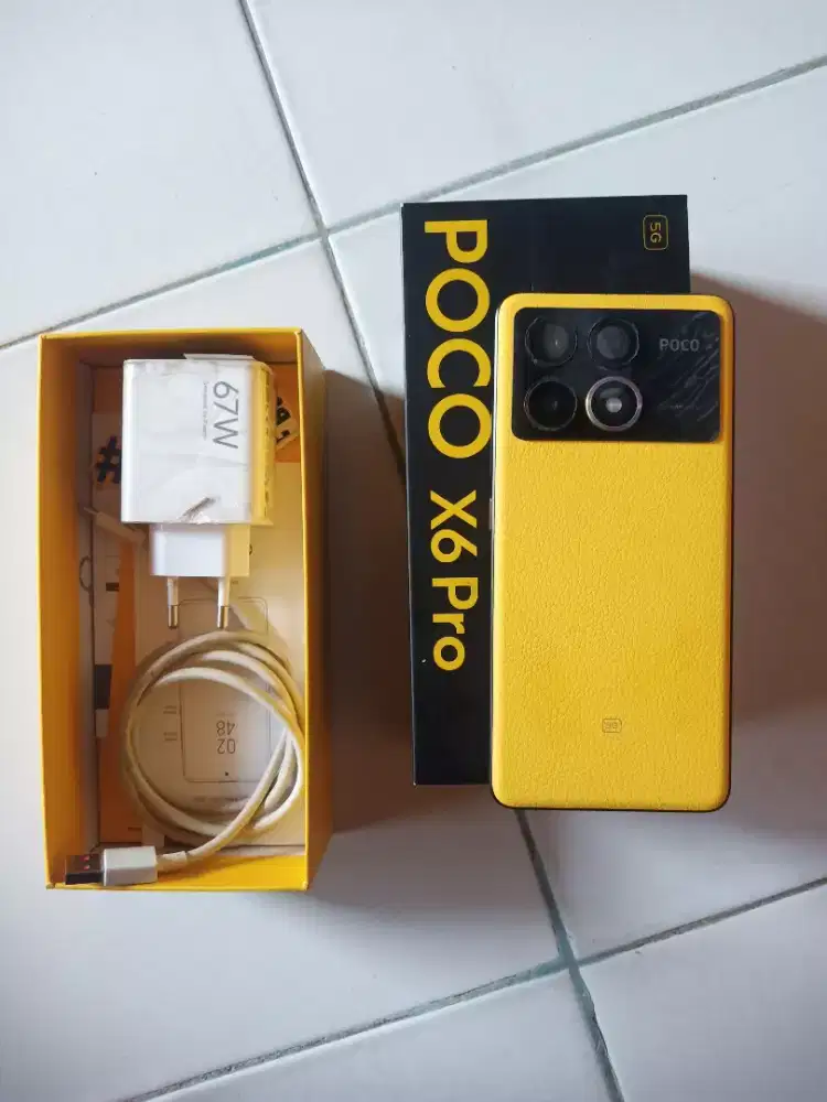 Poco X6 Pro 5g 12/512 noken mulus fulset