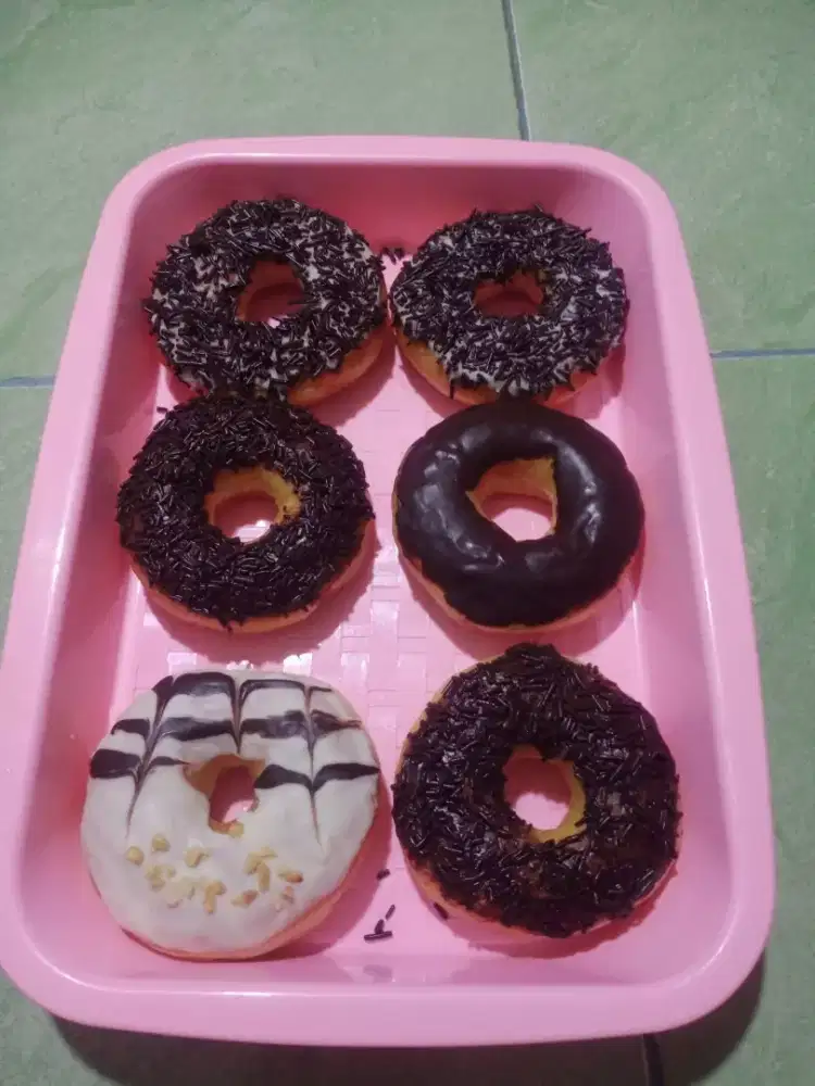 Donat susu homade halal 100% varian rasa