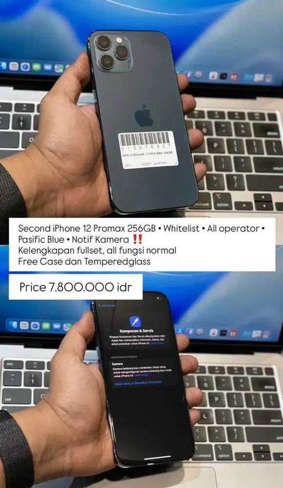 Second Iphone 12 Promax 256gb Permanen
