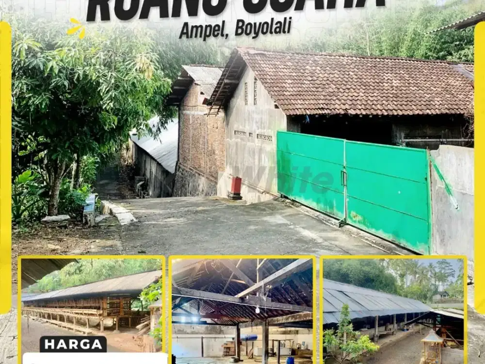 Ruang Usaha Peternakan Dijual di Ampel Gladagsari Boyolali
