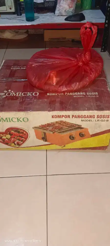 Kompor panggang ngan sosis