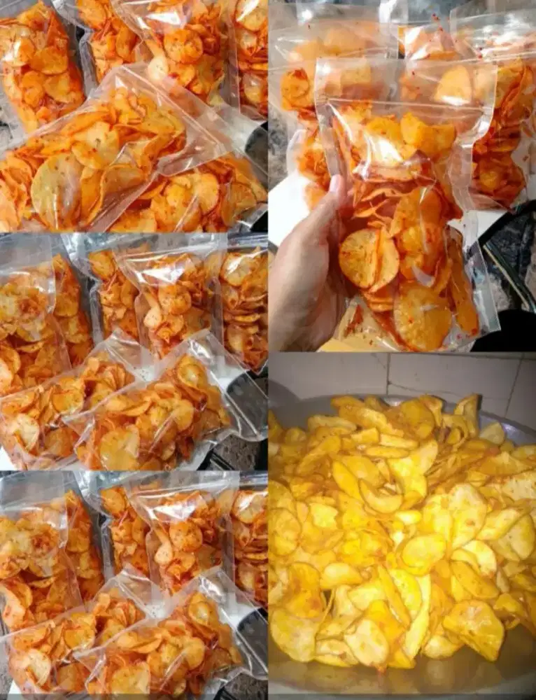 Keripik singkong dan kentang mustofa