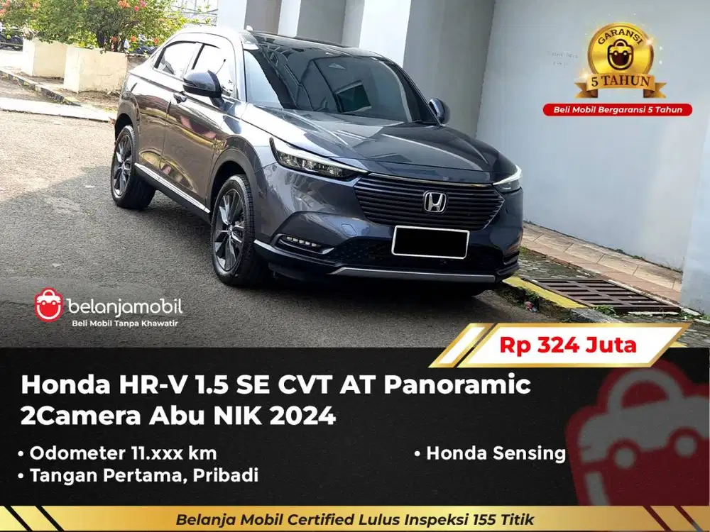 [ GARANSI 5 TH ] Honda HRV HR-V HR V 1.5 SE CVT AT Sensing 2024/2025