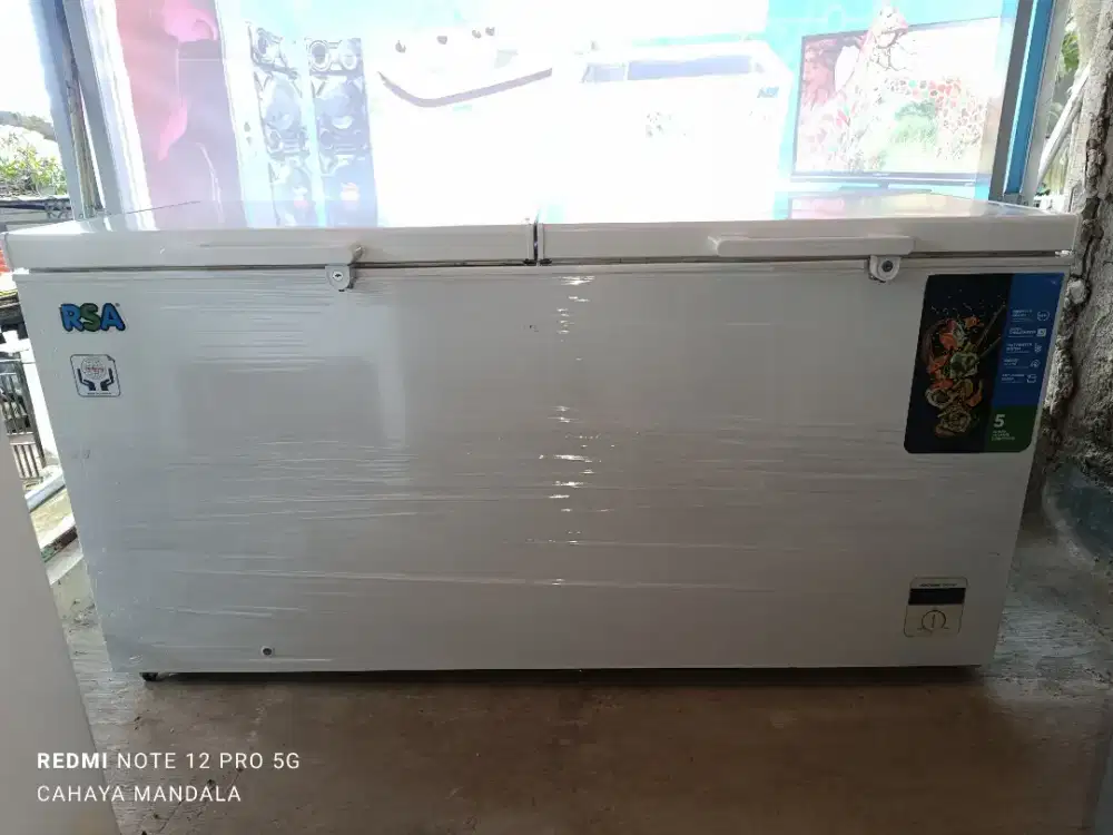 Rsa frezeer box 500 liter ori mulus like new