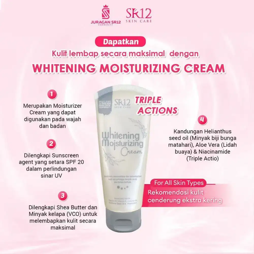 Lotion whitening Mousterising SR 12