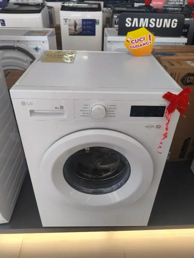 Cuci Gudang Mesin Cuci LG 8 KG Cicilan Tanpa DP Gratis 2x Cicilan