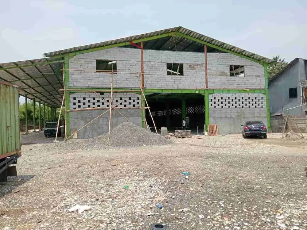 Dijual Murah Gudang Baru 2 Lantai Luas 6000m²