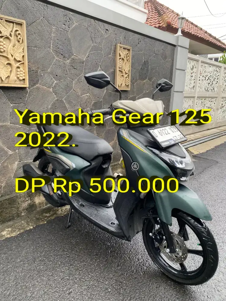Gear 2022. Pajak ON. Standar. Original. Mulus. Ban OK. Cash/Kredit/TT
