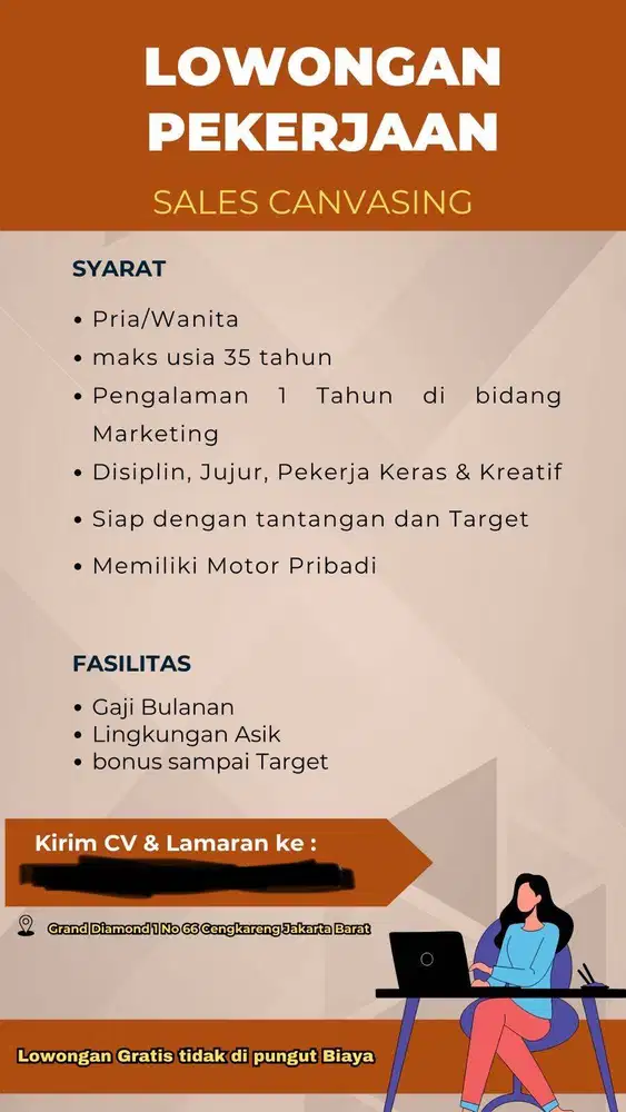 Buka lowongan kerja sales dan marketing