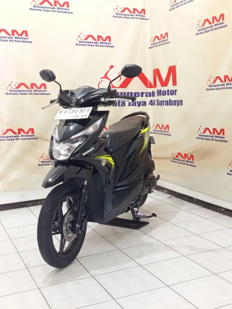 Honda Beat Eco Tahun 2019 warna Hitam glossy