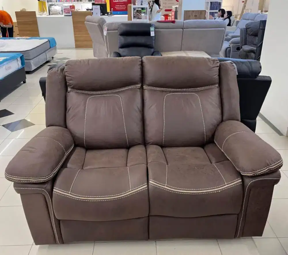 Sofa Recliner 1Set Bahan Kulit Ternyaman