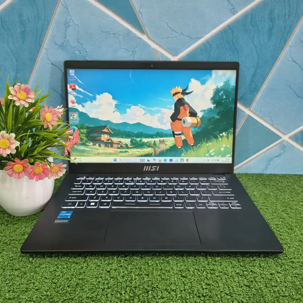 Jual Cepat Laptop MSI Modern 14 i3 Gen11 8/256 Key Backlit Dan Mulus