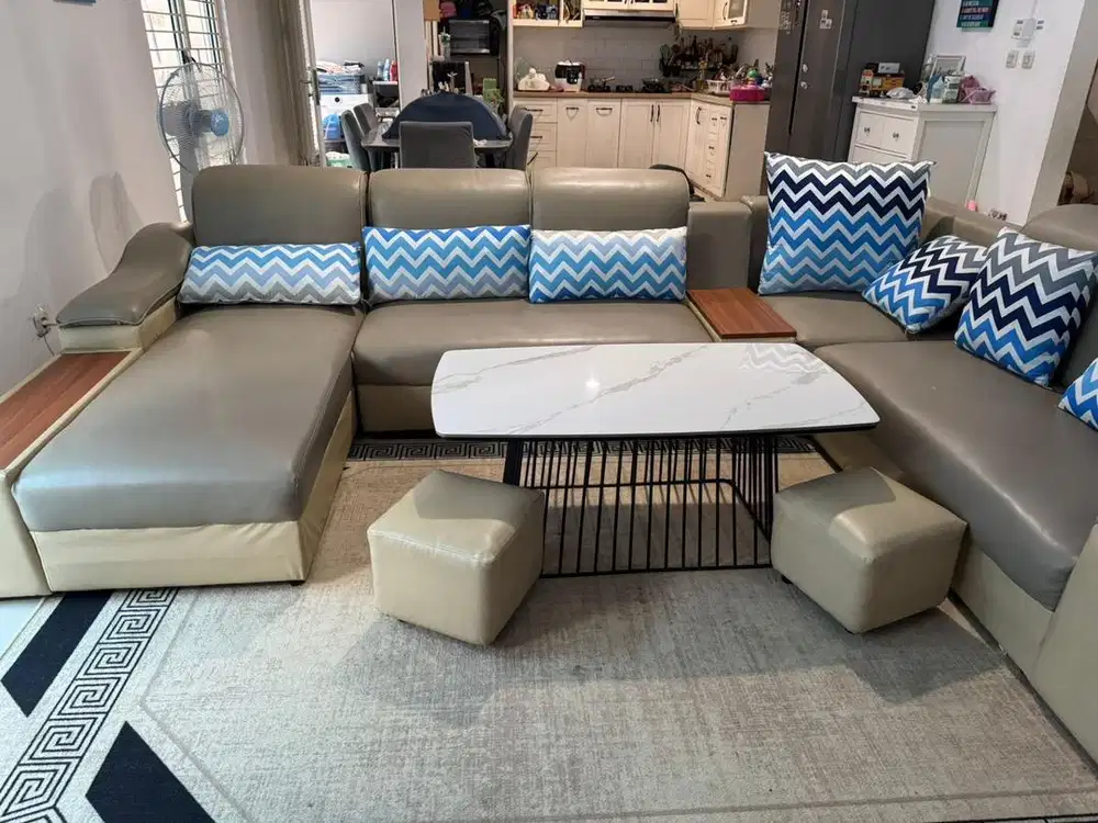 SOFA 3 2 1 Sandaran Dijual Masih Bagus KULIT