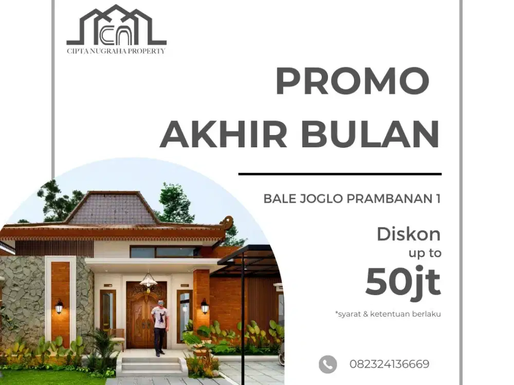 Rumah Model Minimalis Joglo di Utara Candi, Lokasi Strategis