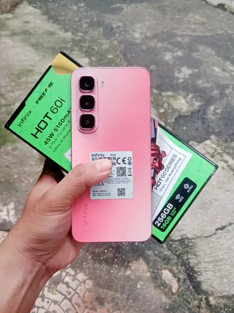 INFINIX HOT 60I RAM 8+8/256GB + NFC (FULLSET)