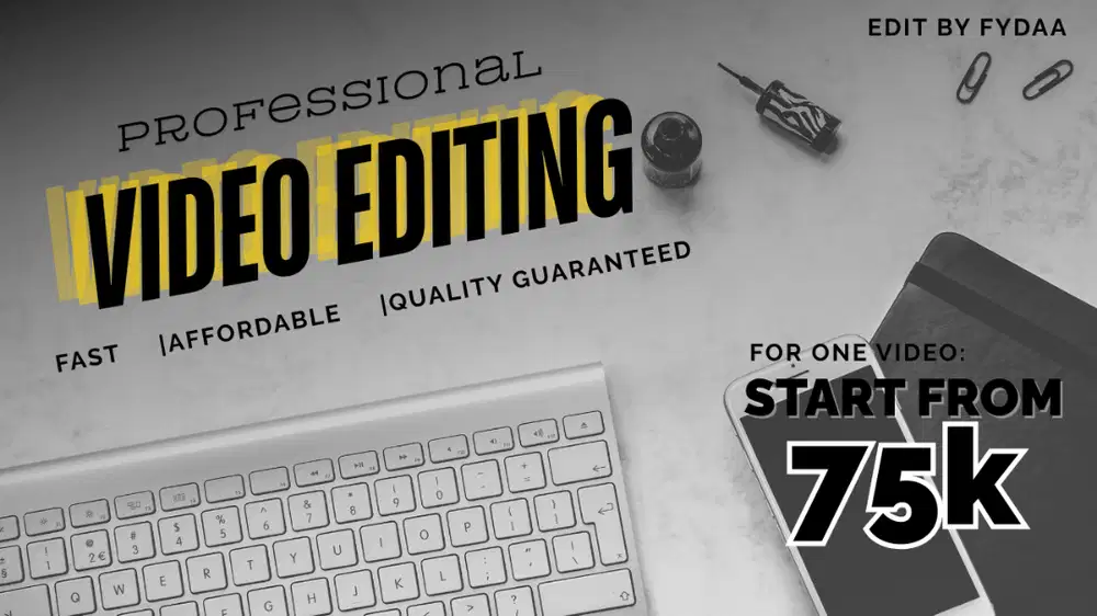 JASA EDITTING VIDE0 START 75K/VIDEO (2 HARI SELESAI)