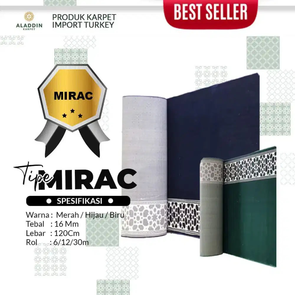 Karpet Masjid tipe Mirac