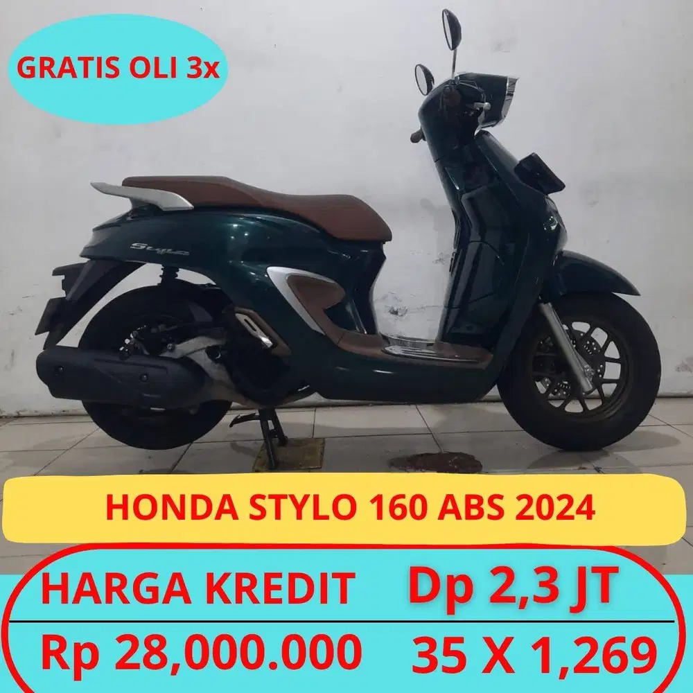 Honda Stylo 160 Abs 2024 Mesin Grees. Garansi Mesin.Gratis Oli 3x