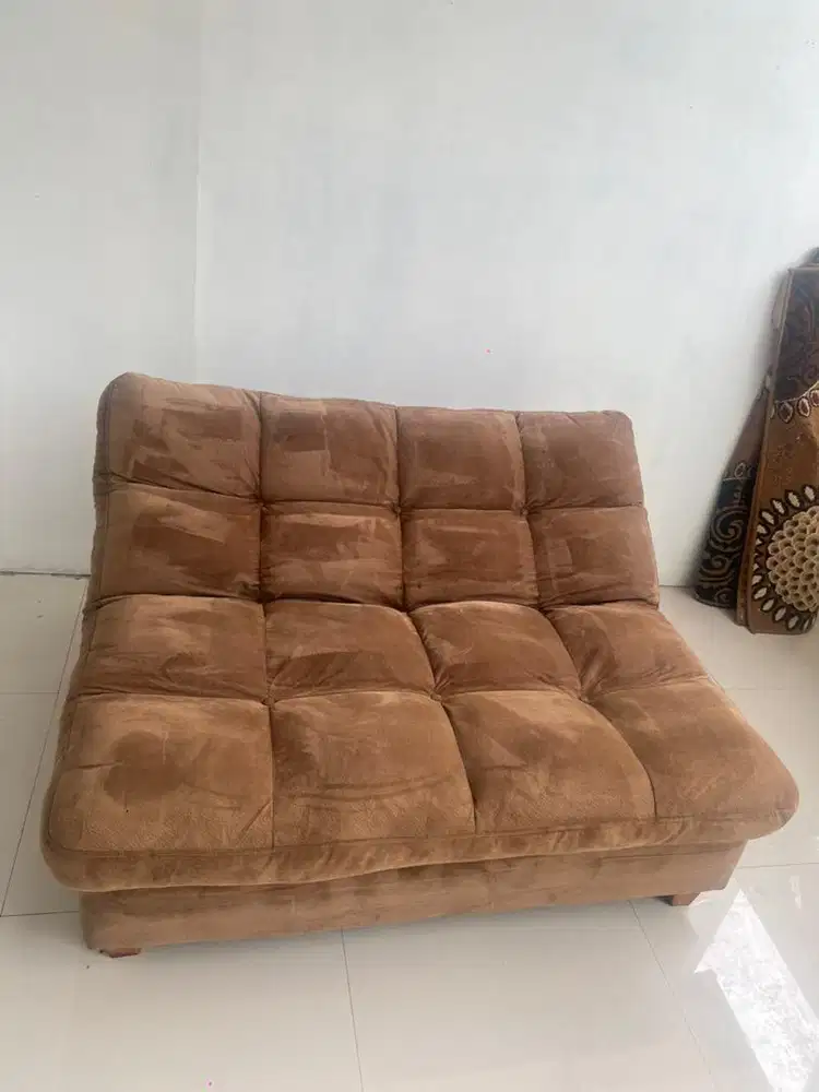 Sofa bed coklat