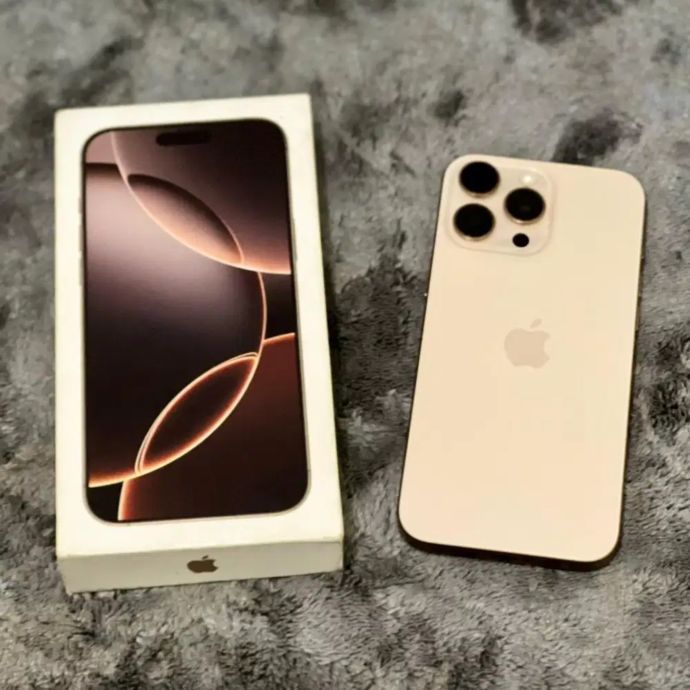 iPhone 16 ProMax 256GB Desert Titanium Bea Cukai