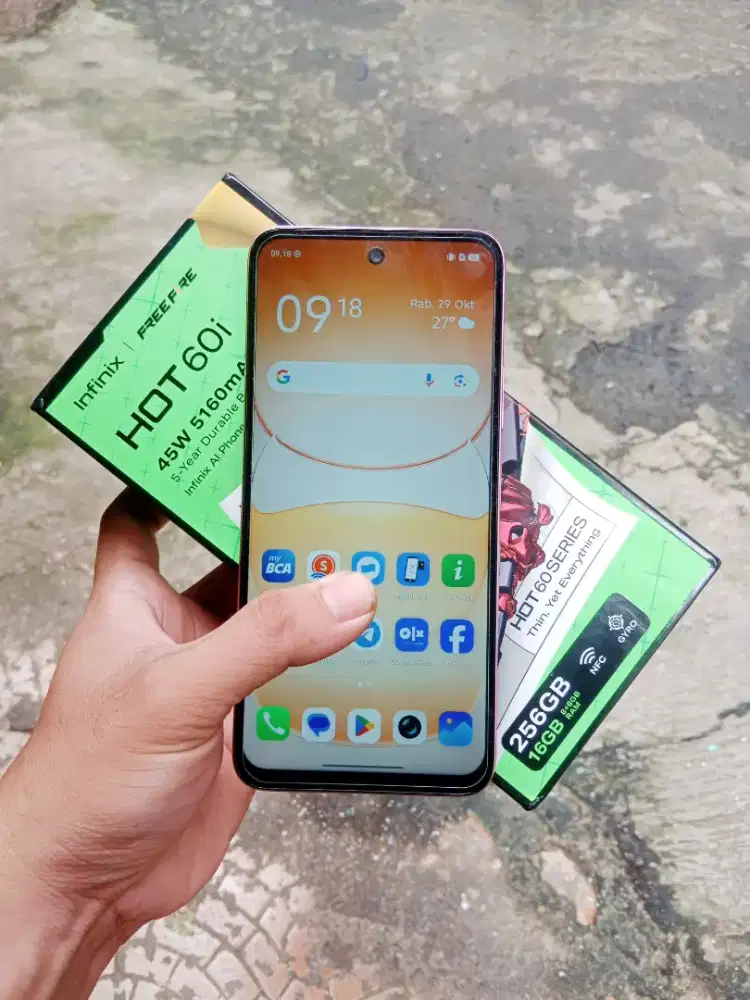 INFINIX 60I RAM 8+8/256GB + NFC (FULLSET)