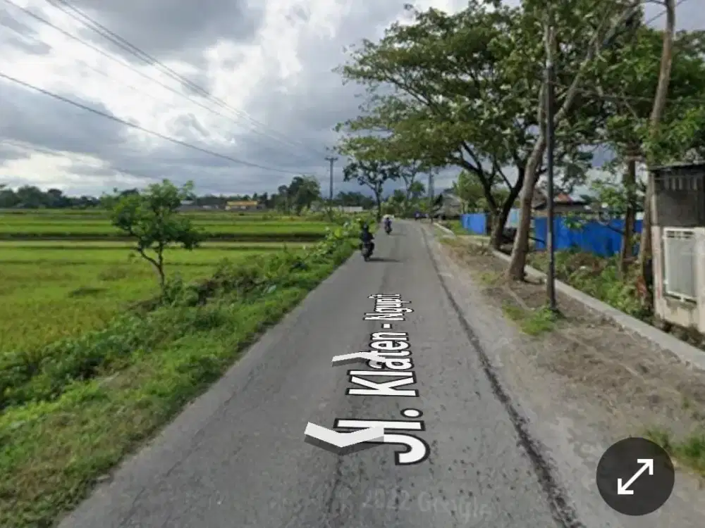 SAWAH MURAH DAN PRODUKTIF DEKAT PASAR POKOH KEBONARUM, KLATEN