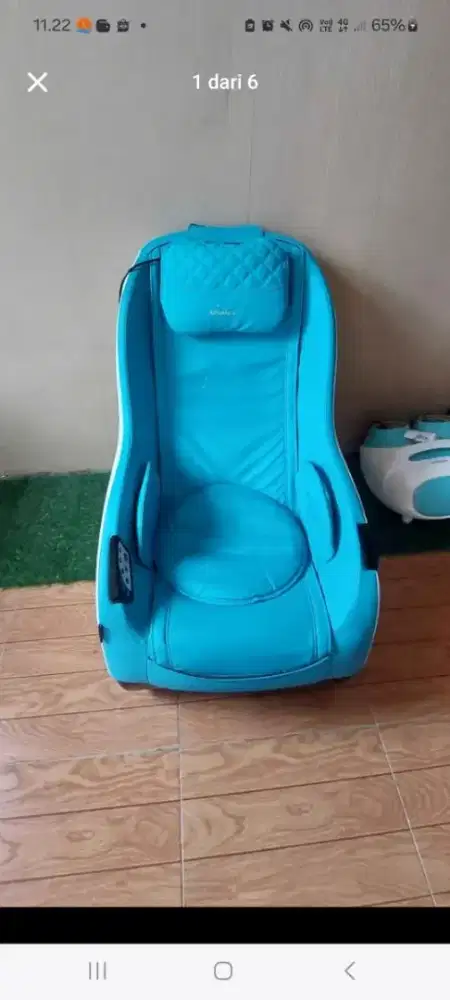 Alat terapi badan dan kaki kursi pijat advance