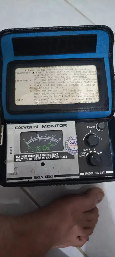 Oxygen Monitor Riken Keiki