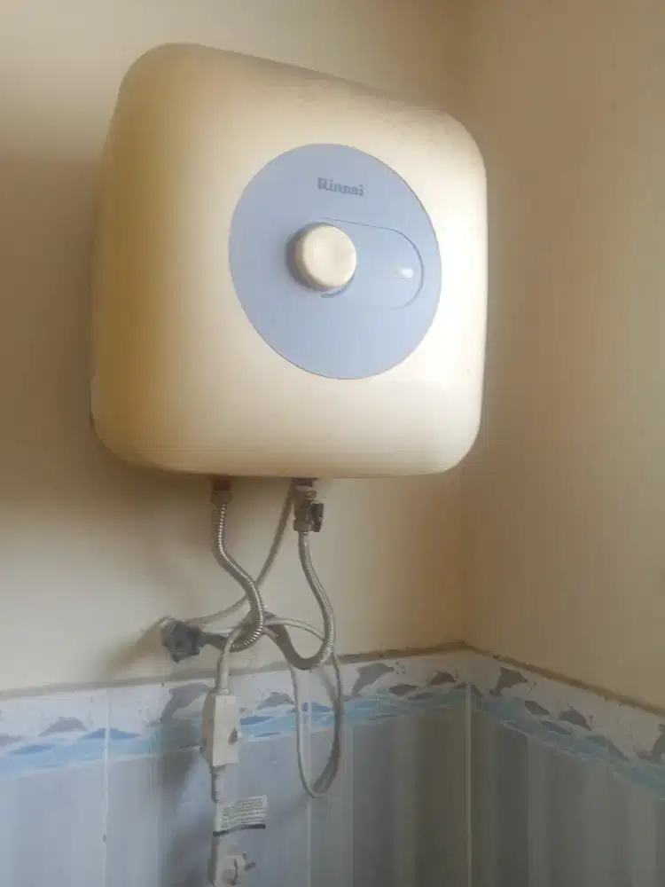 jual water heather Rinnai bekas