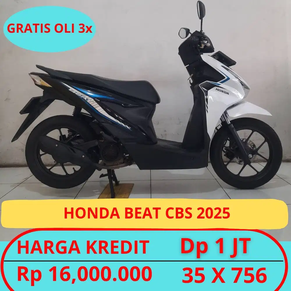 Honda Beat Cbs 2025 Dp Murah Hanya 1Juta