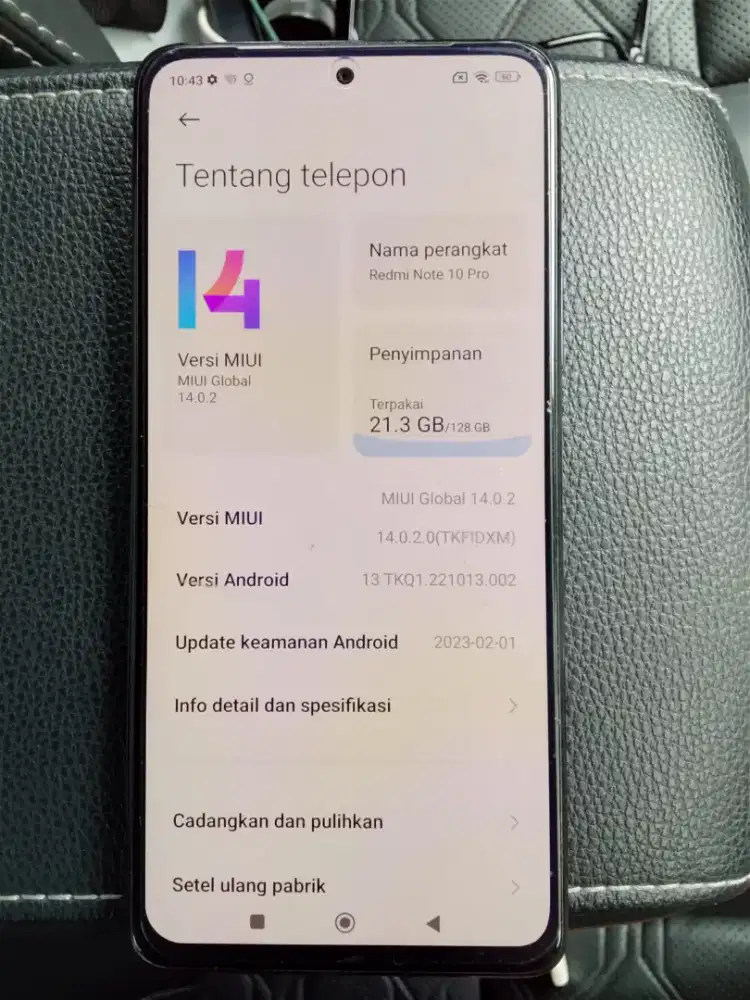 Jual cepat redmi note 10 pro