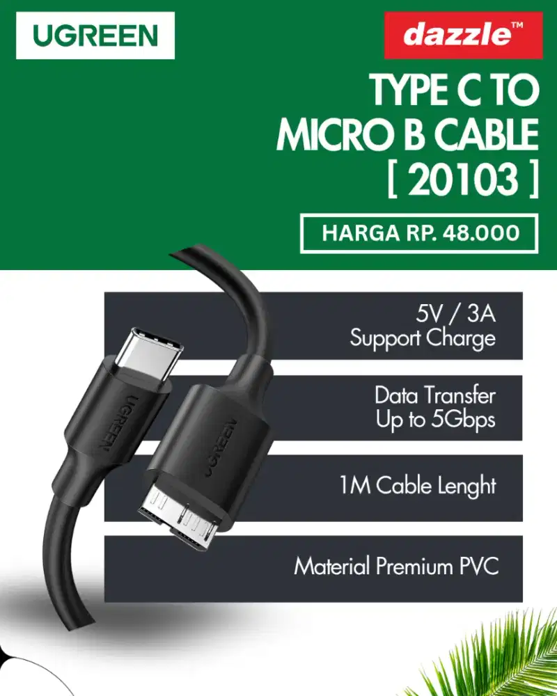 UGREEN TYPE C TO MICRO B (20103)