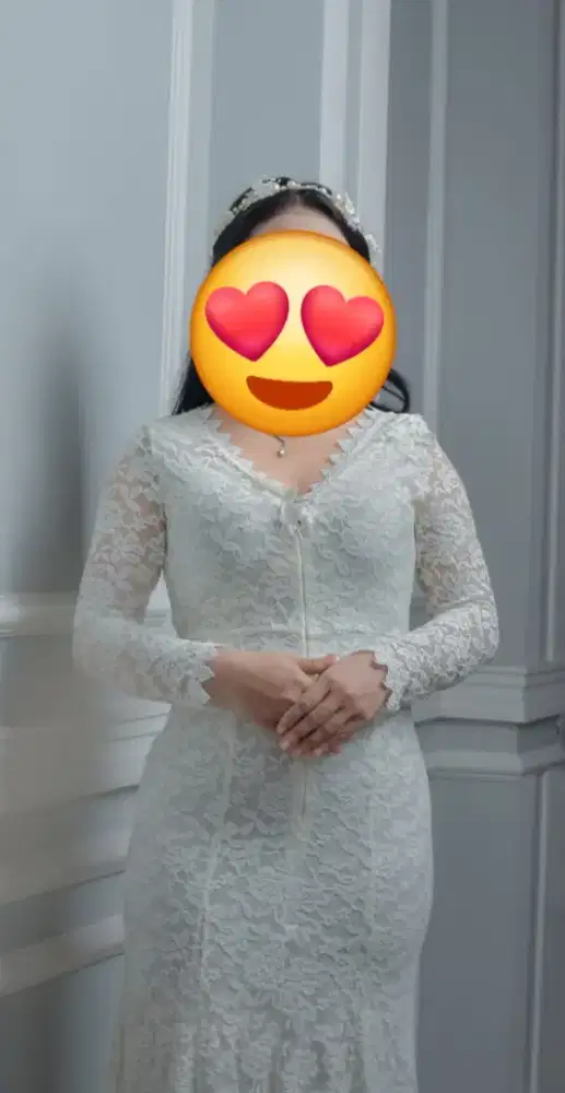 Dress Gaun Preshbody warna Putih Bw