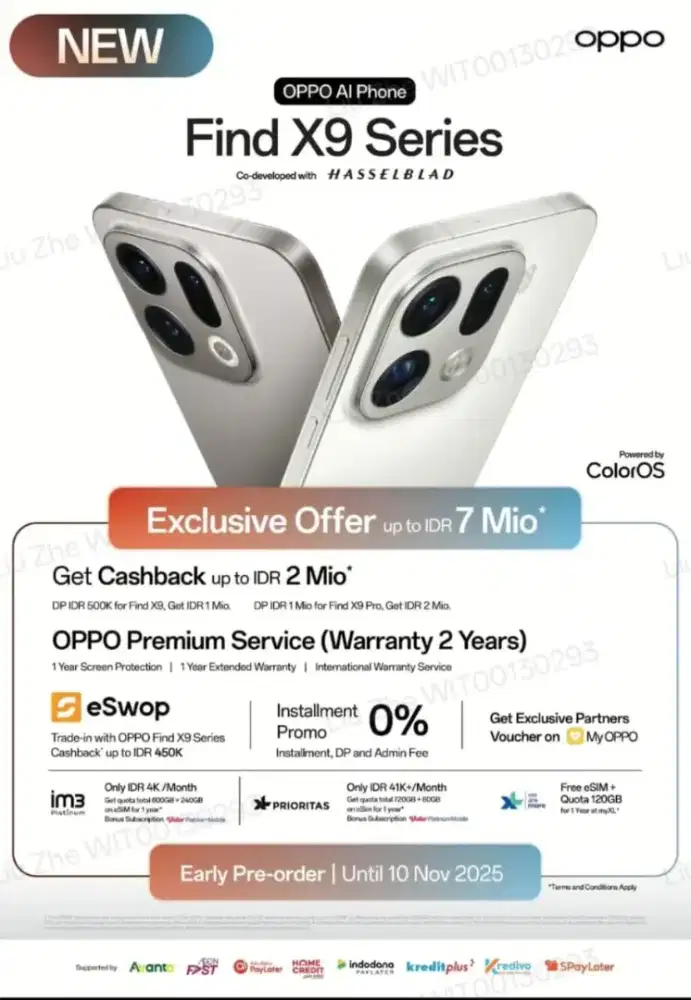 Oppo Find X9 Series Binjai