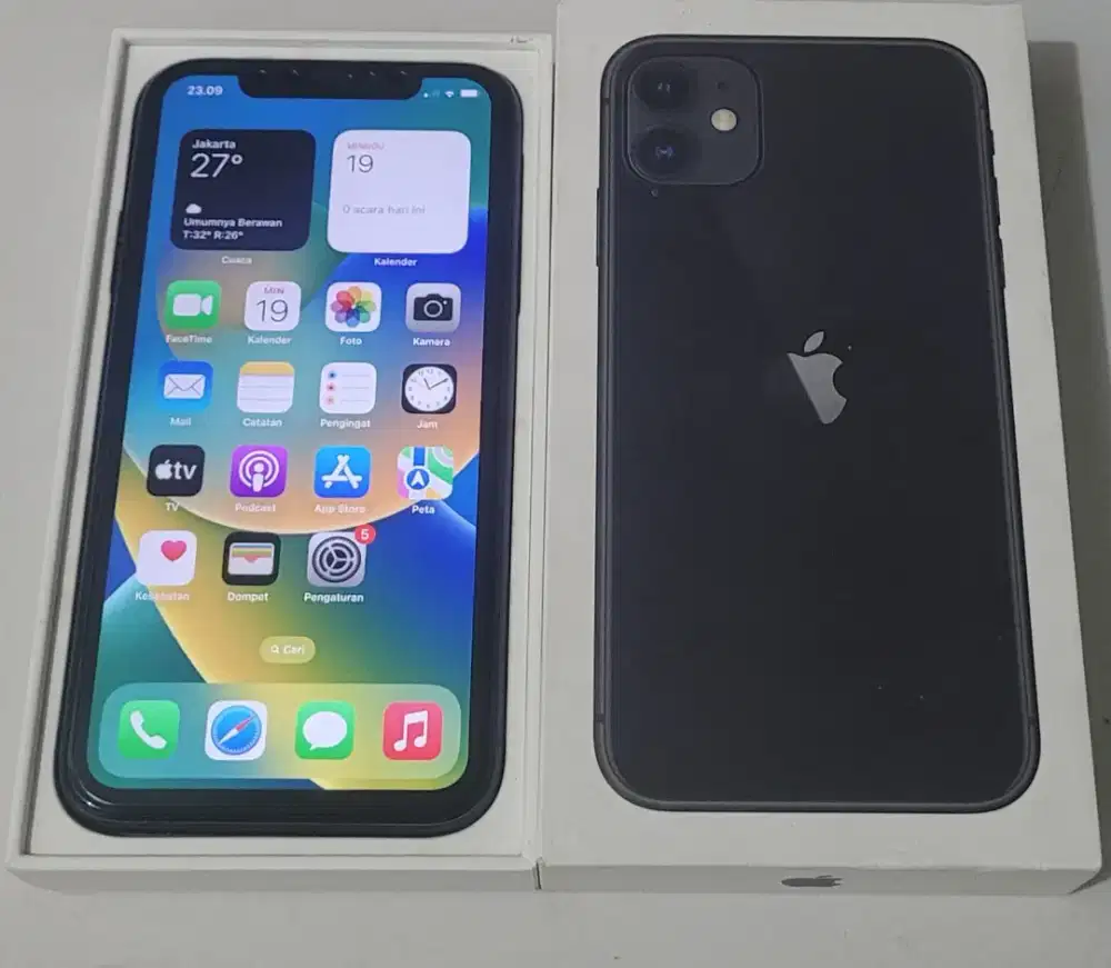Iphone 11 128gb ibox fulset dus ori