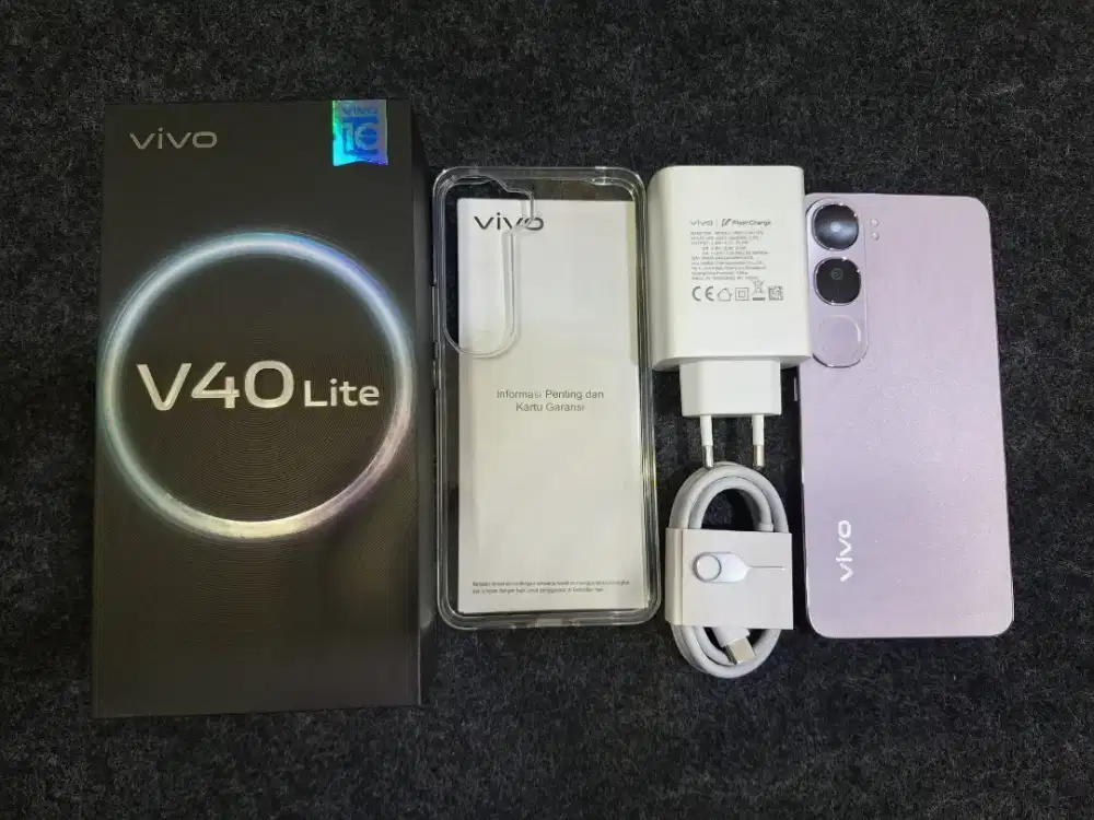 Ex Display Vivo V40 lite Ram 8/256GB Kelengkapan Fullset Original