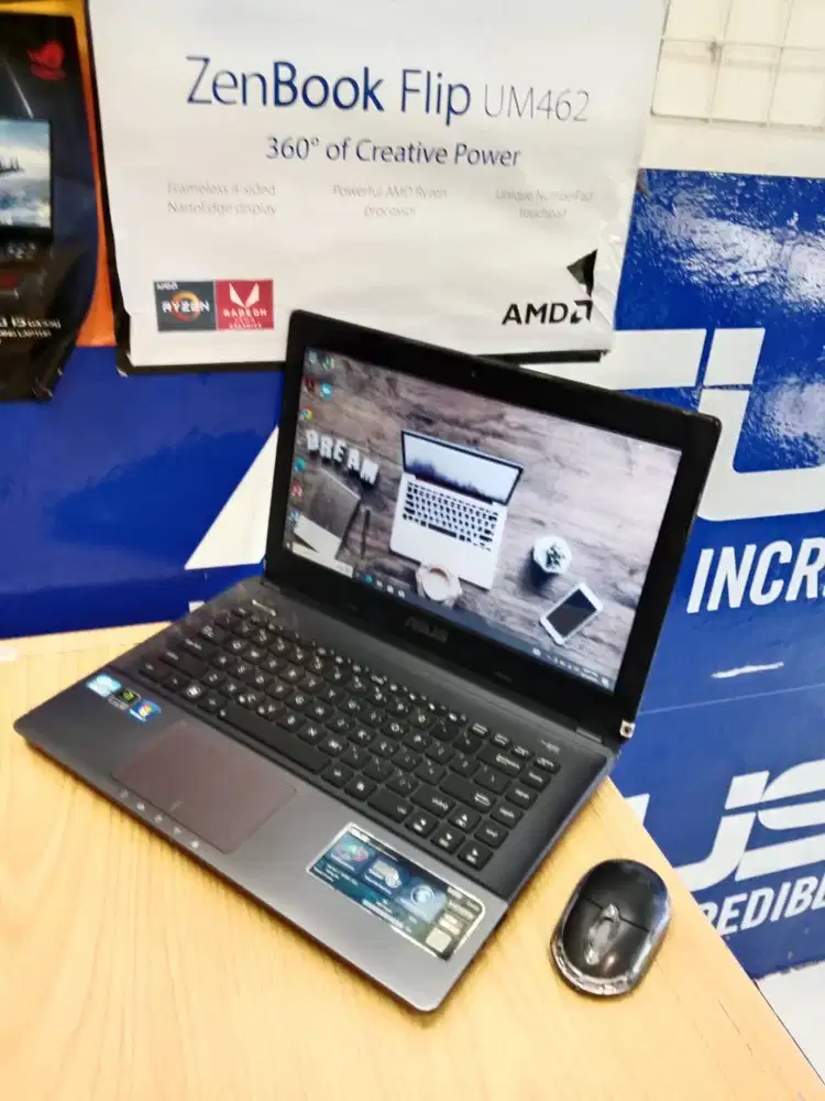 LAPTOP KERJA ASUS K45V CORE i7 RAM 8GB SIAP PAKAI