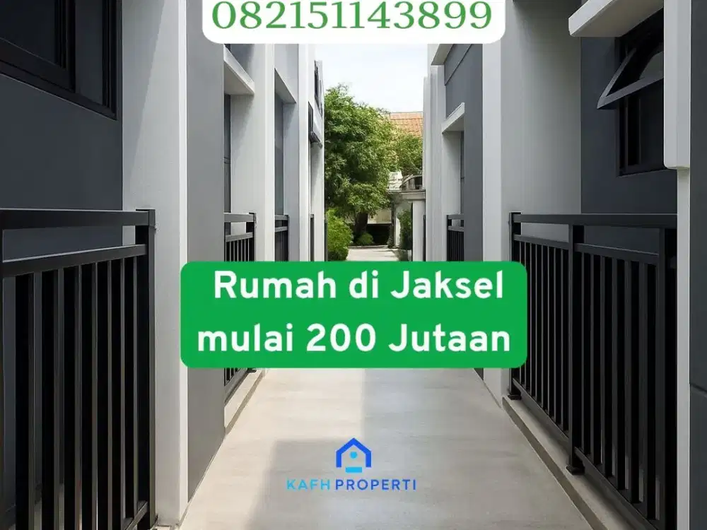 Jual rumah murah 2 Lantai 285 Juta di Jagakarsa Jaksel Akses motor