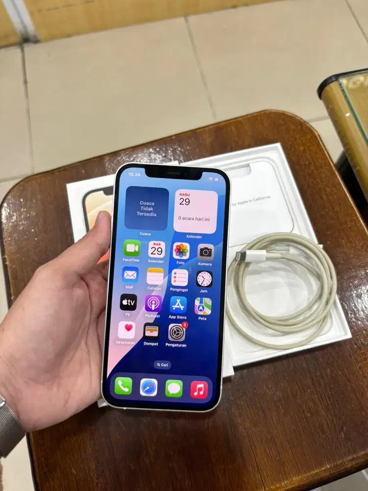 Iphone 12 128gb ex ibox white bh86%