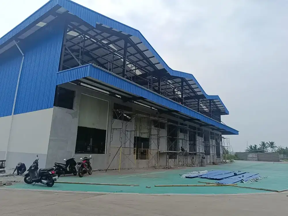 Disewakan Cepat 3 Unit Gudang Loading Dock Brand New Dekat Bandara di Dadap Tangerang