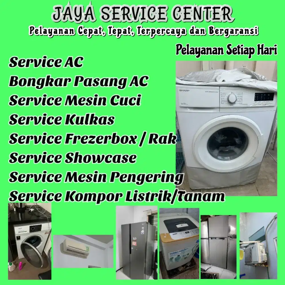 Service Kulkas Frezer Bongkar Pasang AC Servis AC Mesin Cuci Sukolilo