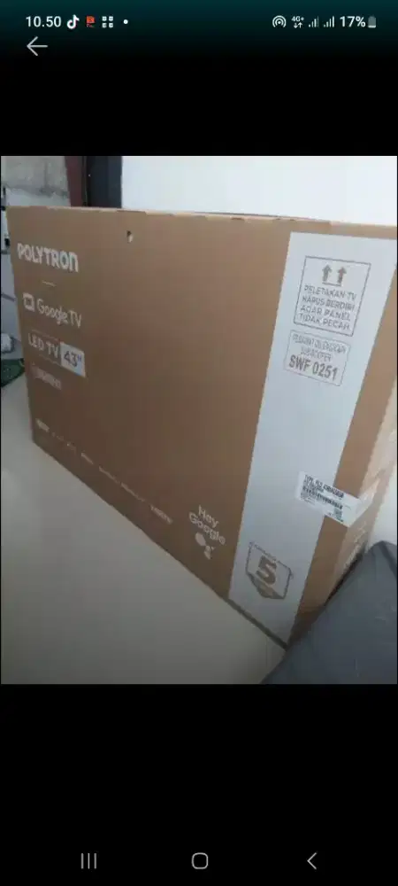 Polytron soundbar google tv 43 baru