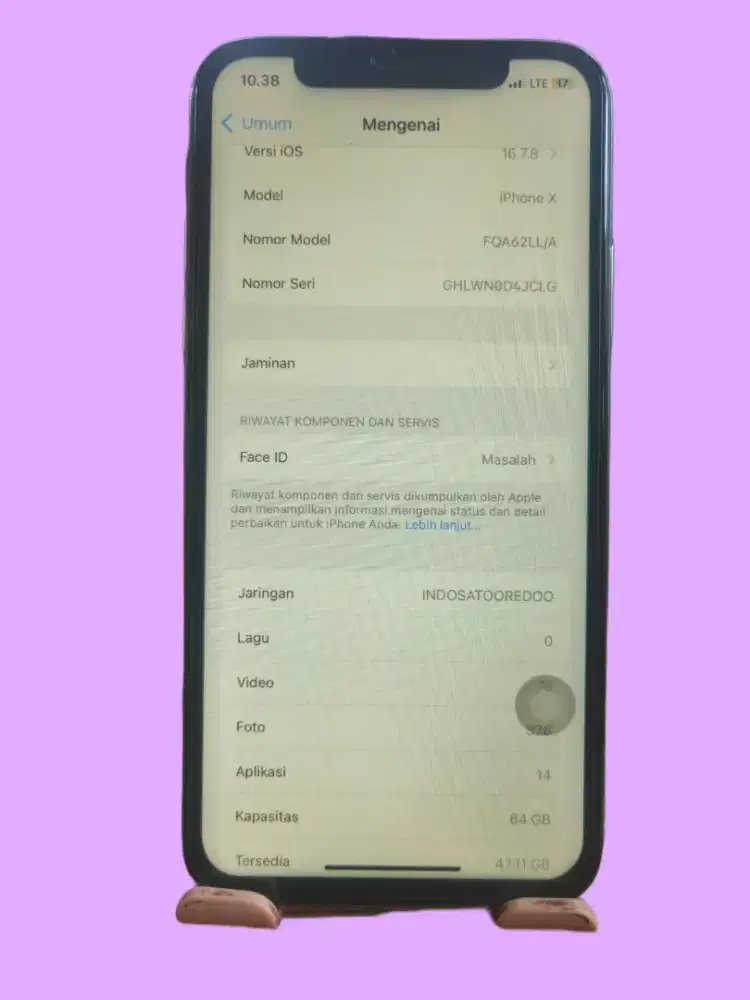 Iphone X ex inter 64gb